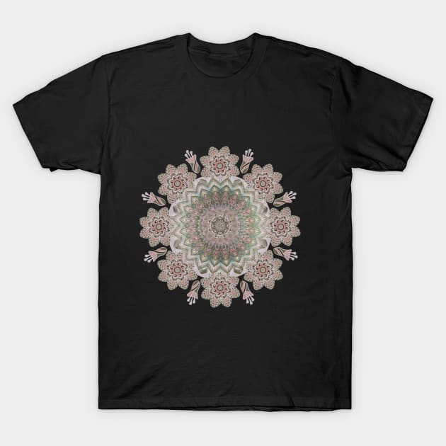 Elegant Abstract Art Mandala-Power-Flow T-Shirt by AmandasCraftCorner